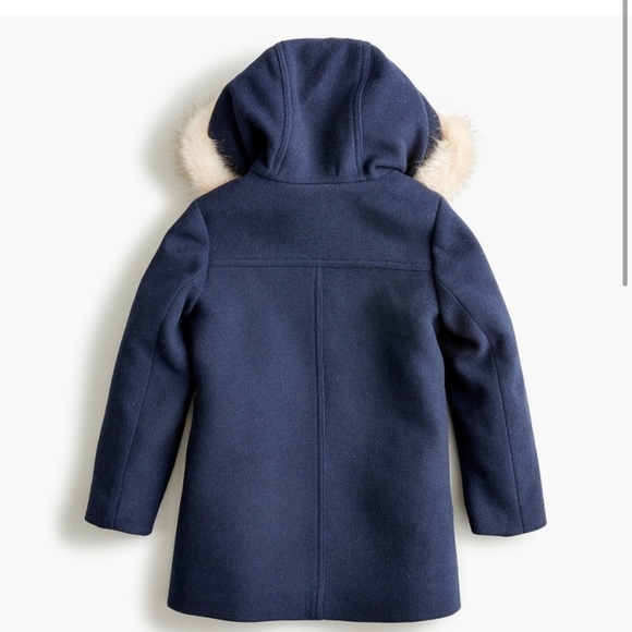 J.Crew crewcuts Girls' wool chateau coat with eco-friendly PrimaLoft® 14 NWT - Picture 2 of 8